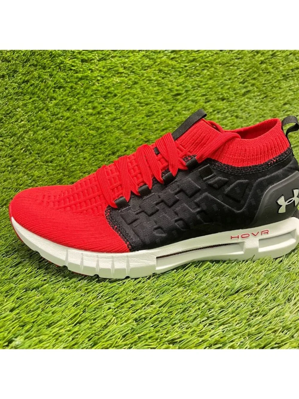 Under Armour HOVR Phantom 1 Mens Size 10.5 Red Black Athletic Shoes Sneakers